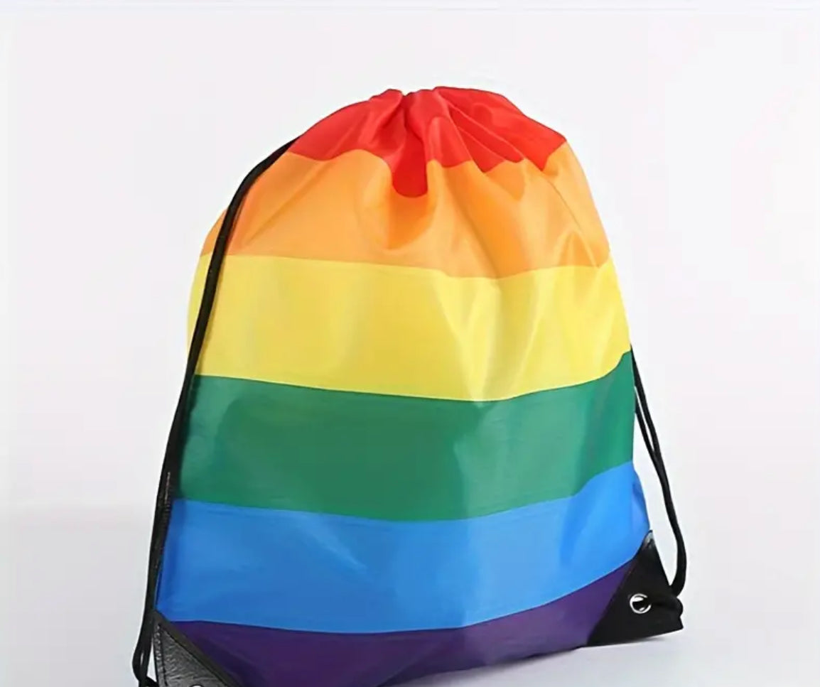 Rainbow Drawstring Bag