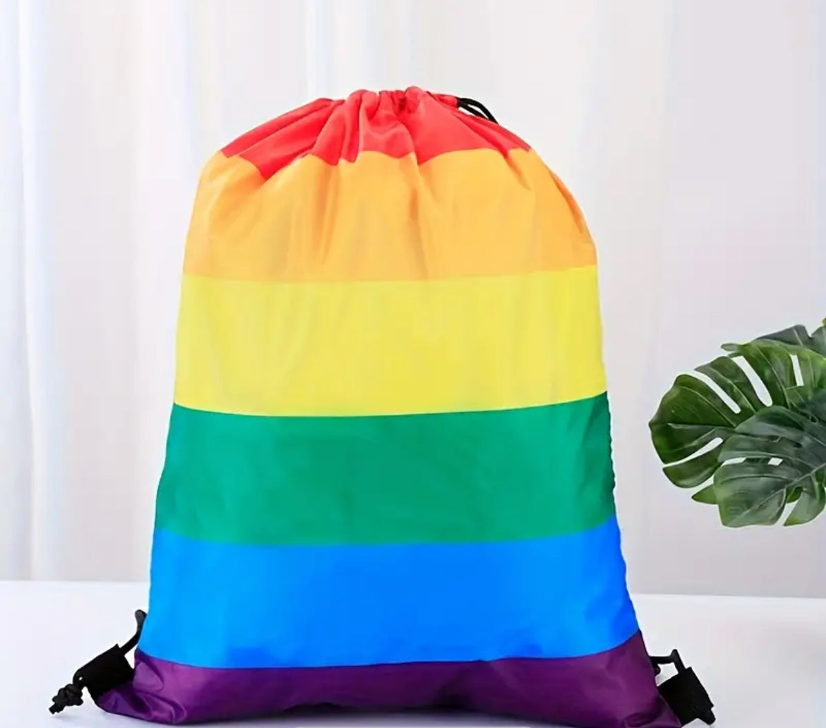 Rainbow Drawstring Bag