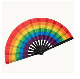 Rainbow Pride Fan